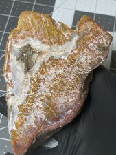 Rare Wingate Plume Agate Polished Death Valley Druzy Quartz Old Stock 376grams  picture