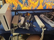 Nintendo Wii Console Bundle White Clean Tested - 4 Installed Games ☆☆READ☆☆    G picture