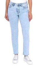 Seven 7 Ladies High Rise Slim Straight Jean Size 8 Lynx Seven7 NEW picture