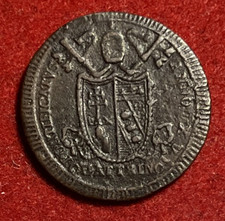 Papal States Quattrino 1816 Copper Coin KM#1276.1 T7307b picture
