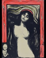 Madonna (ca. 1895–1896) by Edvard Munch 16