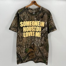 Drake Octobers Very Own OVO Iceman $$$4U Houston Realtree Camo Tour Merch Tee L picture