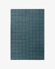 Share Hand-Tufted Wool Rug 9×12 ft - Nordic Knots Blue Design, Handmade Area Rug picture