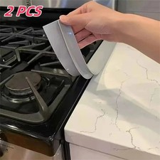 2Pcs Kitchen Silicone Stove Counter Gap Cover Oven Guard Spill Seal Slit Filler picture