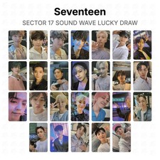 Seventeen SECTOR 17 SOUND WAVE LUCKY DRAW Official Photocard KPOP Special Gift picture
