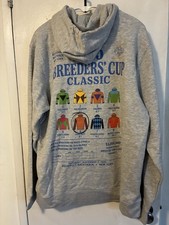 Vintage Aqueduct 1985 Breeders’ Cup Hoodie Sweatshirt Sz L 65% Cot/35% Poly NWOT picture