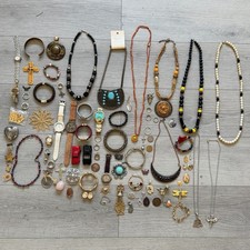 VINTAGE MIXED COLLECTIBLES & JEWELRY JUNK DRAWER  LOT & MORE AS IS READ DESCRIPT picture
