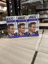 Just For Men Touch of Gray Hair Color w/ Comb Applicator, T-25 Light Brown 3PK picture