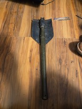 Vintage 1945 Entrenching Tool (E-Tool), Folding Shovel w/ Handle picture