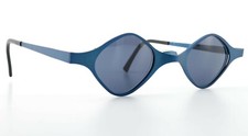 THEO BELGIUM Sunglasses Model Claire 2 Metal Sun Blue Cool Sophisticated  picture