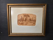 Roy Purcell Etching 