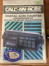 Calc-An-Acre Model 84C Digital Acre Counter Speedometer w/ Original Box picture