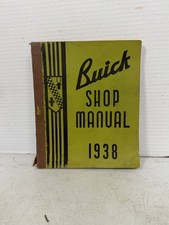 ORIGINAL VINTAGE 1938 Buick Shop Manual GOOD CONDITION picture