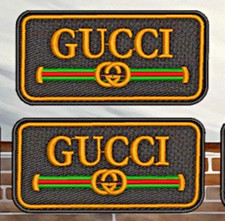2PCS Luxury Style Designer Inspired Embroidered Patch Iron-On Sew-On Badge picture