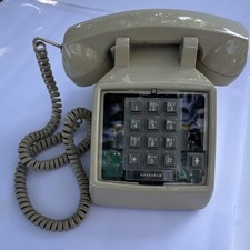 Vintage Premier 2500 Series Beige Push-button Desk Telephone picture