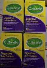 Culturelle Digestive Health Daily Probiotic 80  X 4= 320 Capsules Exp 1/28 picture
