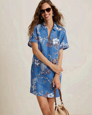 Tommy Bahama Two Palms Canyon Coast Linen Shift Dress Women picture