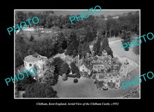 Chilham Kent England Aerial View Of The Castle c1952 Old Large Historic Photo picture