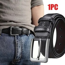 Men’s belts,Full Grain Genuine Leather Casual Dress Jeans Belts for Men picture