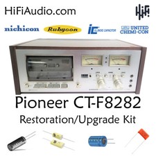 Pioneer CT-F8282 rebuild restoration recap upgrade kit repair capacitor picture