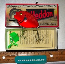 Original HEDDON PUNKINSEED Lure Collector Series 9630 Color: Orange Crackleback picture