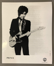 Prince black & white 8 X 10 glossy promo photo 1981  picture