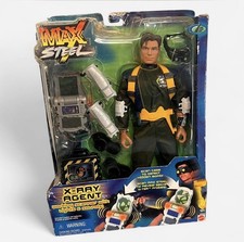 Vintage 2002 Mattel Max Steel X-Ray Agent Super Scan NIB Working Lights & Sounds picture
