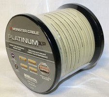 🎁 Monster Cable Platinum XP Hi-Perform 🆕 Speaker Wire 50ft NAVAJO WHITE OFC 🎁 picture