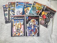 Genus Comic Run #1-4,#6-9 Antartic Press Venus Comics Anthropomorphic picture
