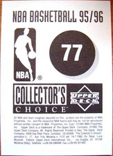 1995-96 Upper Deck Collector's Choice EUROPEAN Sticker UDCC UD - You Pick Player picture