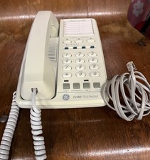 GE General Electric 2 Line Telephone Landline 2-9420A 29420A VTG 90s Y2K WORKS picture