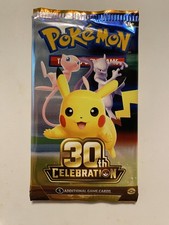 1x Pokemon 30th Anniversary 30th Celebration Factory Sealed Booster Pack English picture