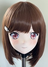 (Sale)  crossdress Full head lockable head-shell cosplay anime kigurumi mask  picture