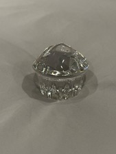 Steuben Glass,  Crystal Figurine “Happy Birthday” Height 2.25” picture