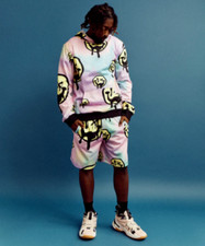 Reason Brand Hazy Smile Hoodie & Shorts 2 Piece Set Men's Size Medium _A2 picture