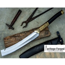 HellBoy Machete-Hellboy II Sword-handmade-Hunting-tactical machete-forged picture