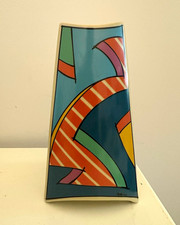 Dorothy Hafner Signed Rosenthal Vase Abstract Art Germany with Glossy Finish picture