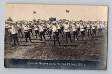 WWI The First Youth Festival In Narva Estonia May 29 1921 Photo Children Perform picture