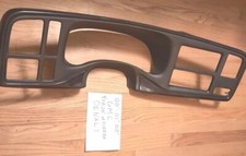 🔥 00-02 DENALI GMT 800 WOOD LOOK Dash Trim Bezel OEM 1.5 Din Gauge Cluster OEM picture