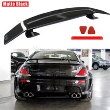 47'' Rear Trunk Spoiler Wing Lip GT-Style Matte Black For E63 2DR Coupe 650i M6 picture