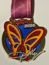 Inuagural 5K Red Butterfly Dollywood Dolly Parton Medal Medallion Fun Run 2026 picture