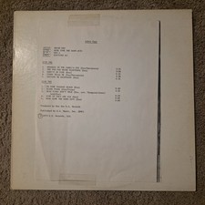 Rare Brian Eno Here Come The Warm Jets *test pressing* 1973 Eno-1 VG+++ picture