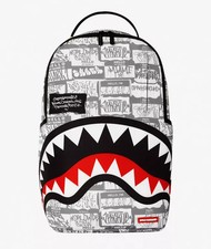 Sprayground CENTRAL HI MY NAME IS Backpack🔥New Black Large Bookbag School Bag picture