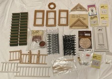 Vintage 1:12 Dollhouse Building Supplies Lot Houseworks HOFCO Windows Door Trim picture