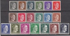AUTHENTIC Stamp Germany Sc 506-23 1941 WWII 3rd Reich Adolf Hitler Set MNH picture