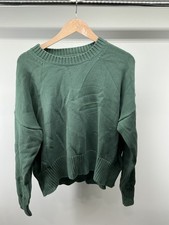 Quince Womens 100% Organic Cotton Boyfriend Crew Sweater picture