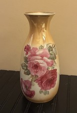 Antique Royal Munich Vase Rose Design - Great condition -  late 1890s to 1920s picture