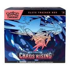 Pokemon Chaos Rising Elite Trainer Box Mega Evolution Expansion with 9 Booster picture