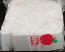 Original Apple Bags CLEAR Resealable Baggies Wholesale 1k  10k  50k Choose Size picture