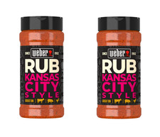 (2 pack) Weber Kansas City Sweet Tangy BBQ Dry Rub Seasoning, 14.5 oz picture